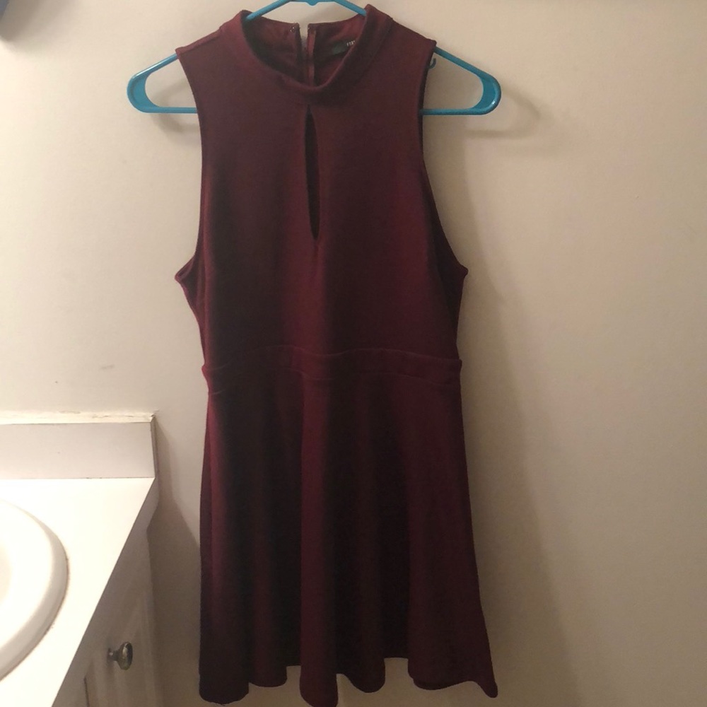 Maroon dress